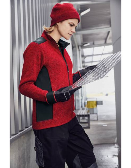 Jachetă de lucru tricotată din fleece pentru femei-groasa